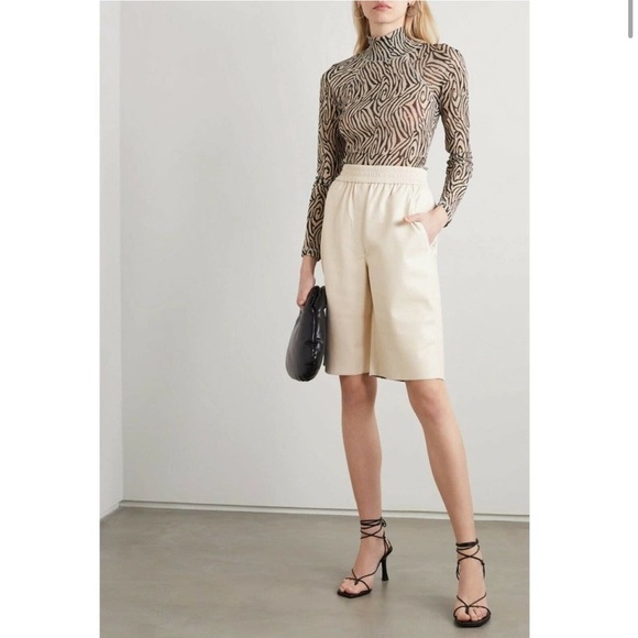 Nanushka Vegan Leather Yolie Shorts